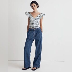 Madewell Shibori-print V-Back Tank Top